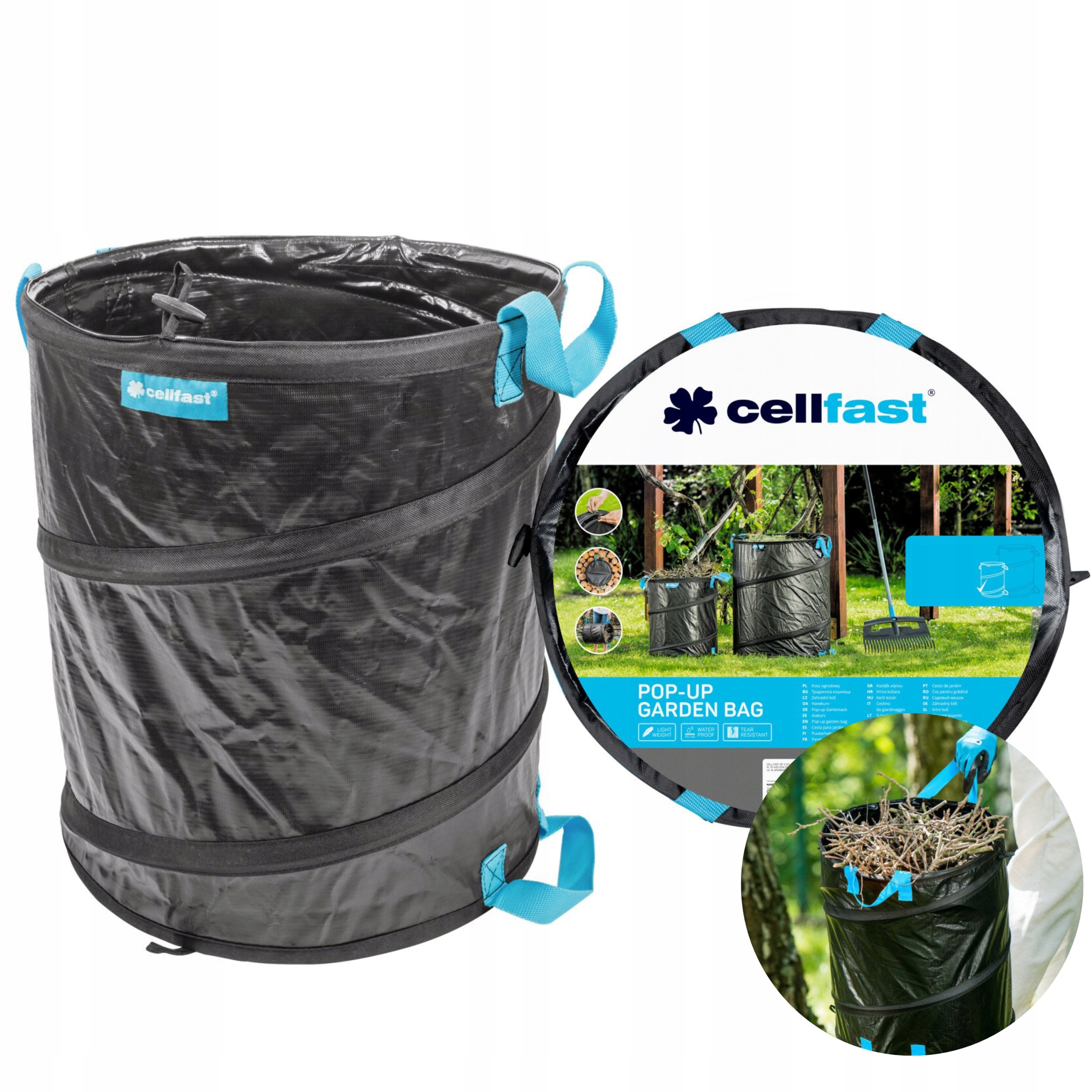 

Składany Kosz Ogrodowy Na Śmieci Cellfast 172 L