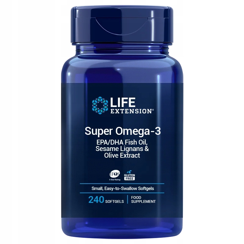 Life Extension Omega-3 Epa/dha 240 kapsułek