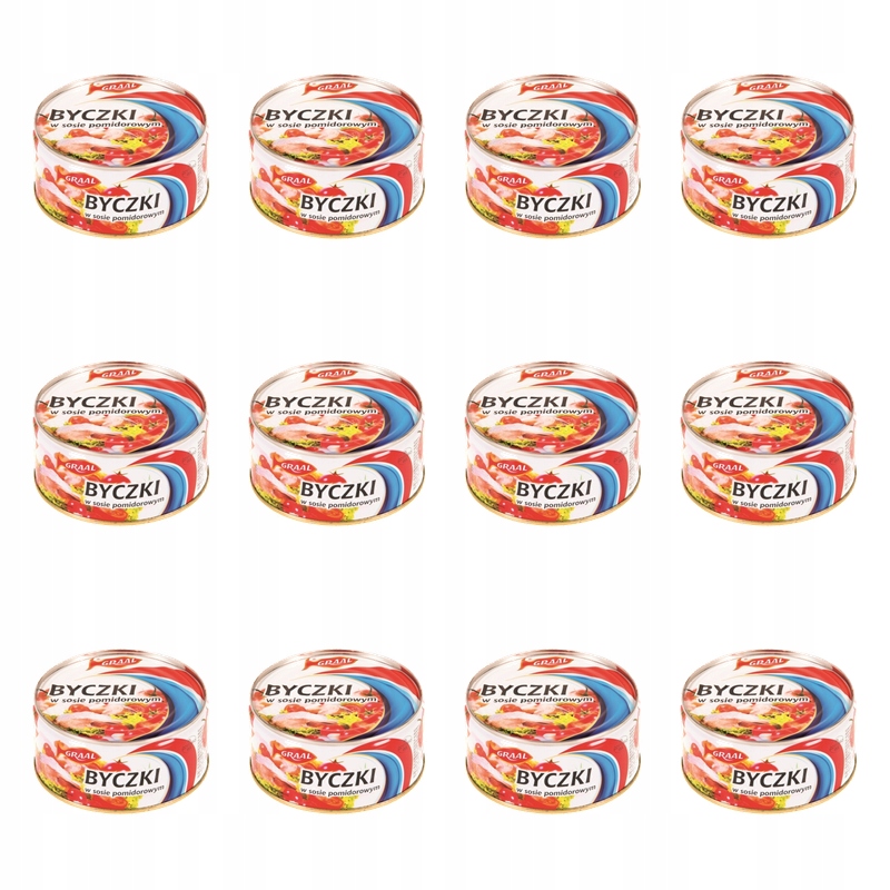 Graal Býci v rajčatové omáčce Ryba v plechovce Rybí konzerva 300g X12