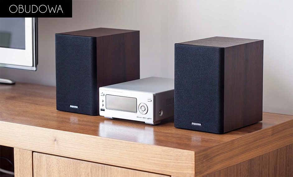 Miniwieża Kruger&Matz KM1663.1 Bluetooth radio FM 2x AUX Wyświetlacz LCD Model KM1663.1