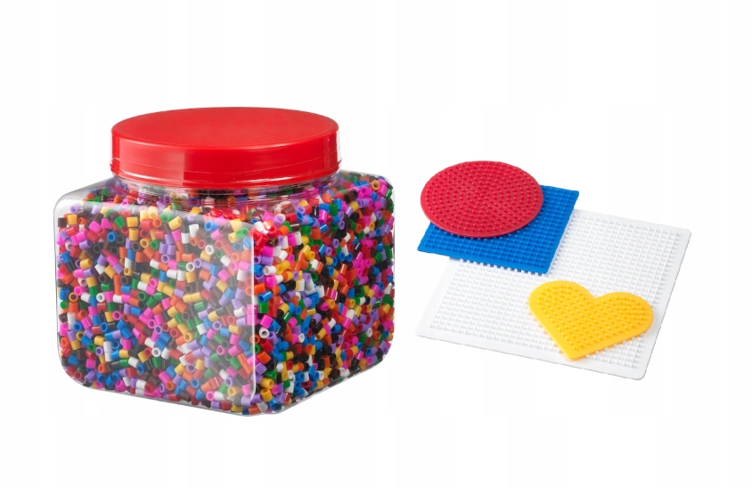 IKEA PYSSLA Koraliki z 4 formami do prasowania