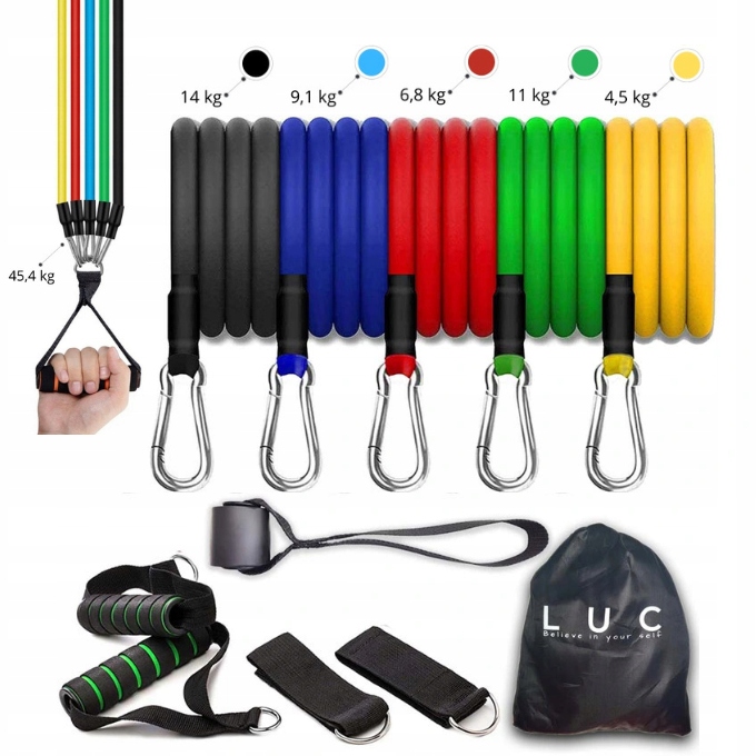 

Zestaw 5 Gum Oporowych Do Ćwiczeń Crossfit Fitness