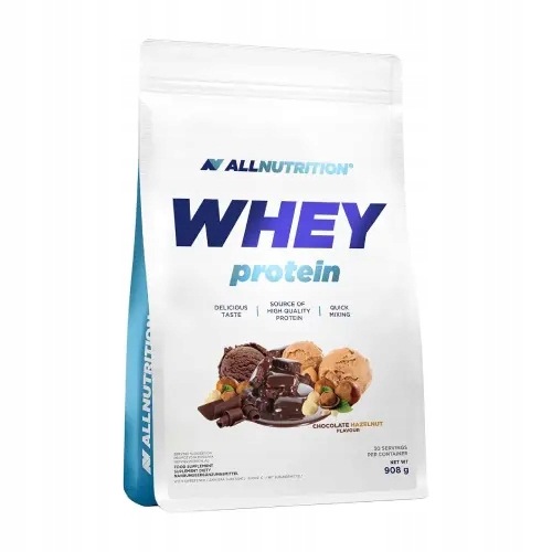 Protein Allnutrition Whey Protein 908 g čokoládovo-oříškový