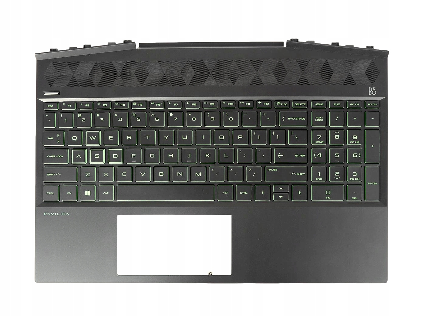 Palmrest Pouzdro Klávesnice Hp Pavilion 15-DK Zelená