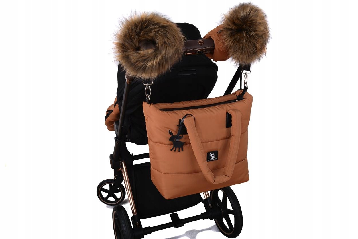 COTTONMOOSE RĘKAWICZKI DO WÓZKA OCIEPLACZ DŁONI JUNGLE GREEN Marka CottonMoose