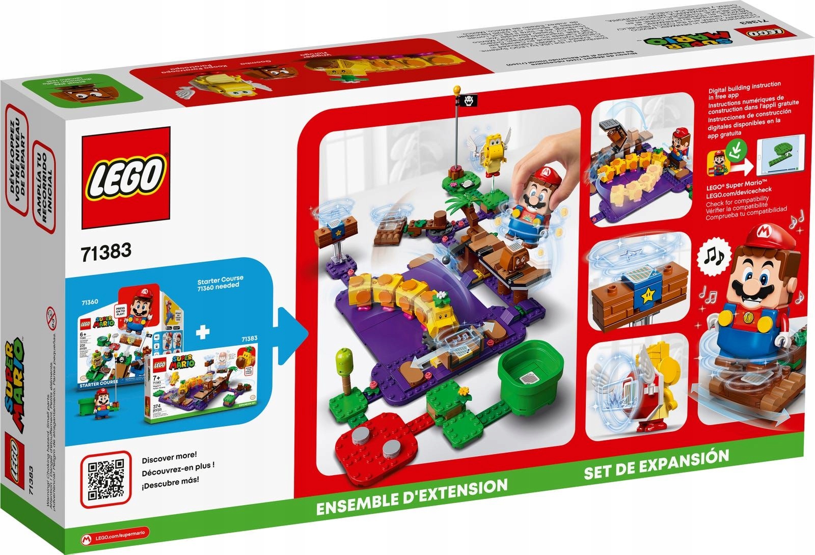 LEGO SUPER MARIO 71383 TRUJĄCE BAGNO WIGGLERA Marka LEGO