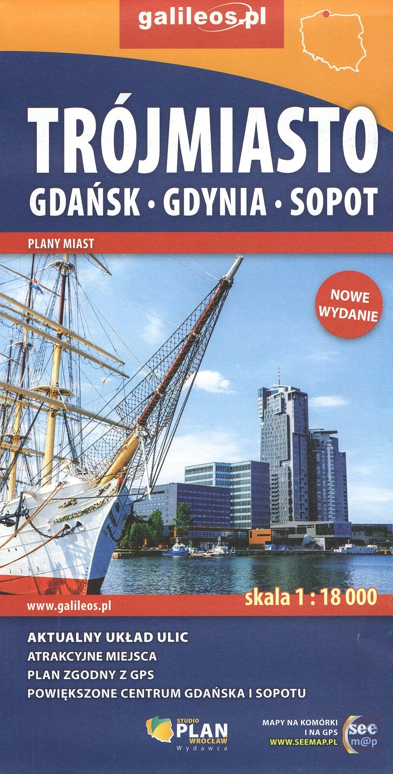 Trójmiasto Gdańsk Gdynia Sopot Plany miast PLAN