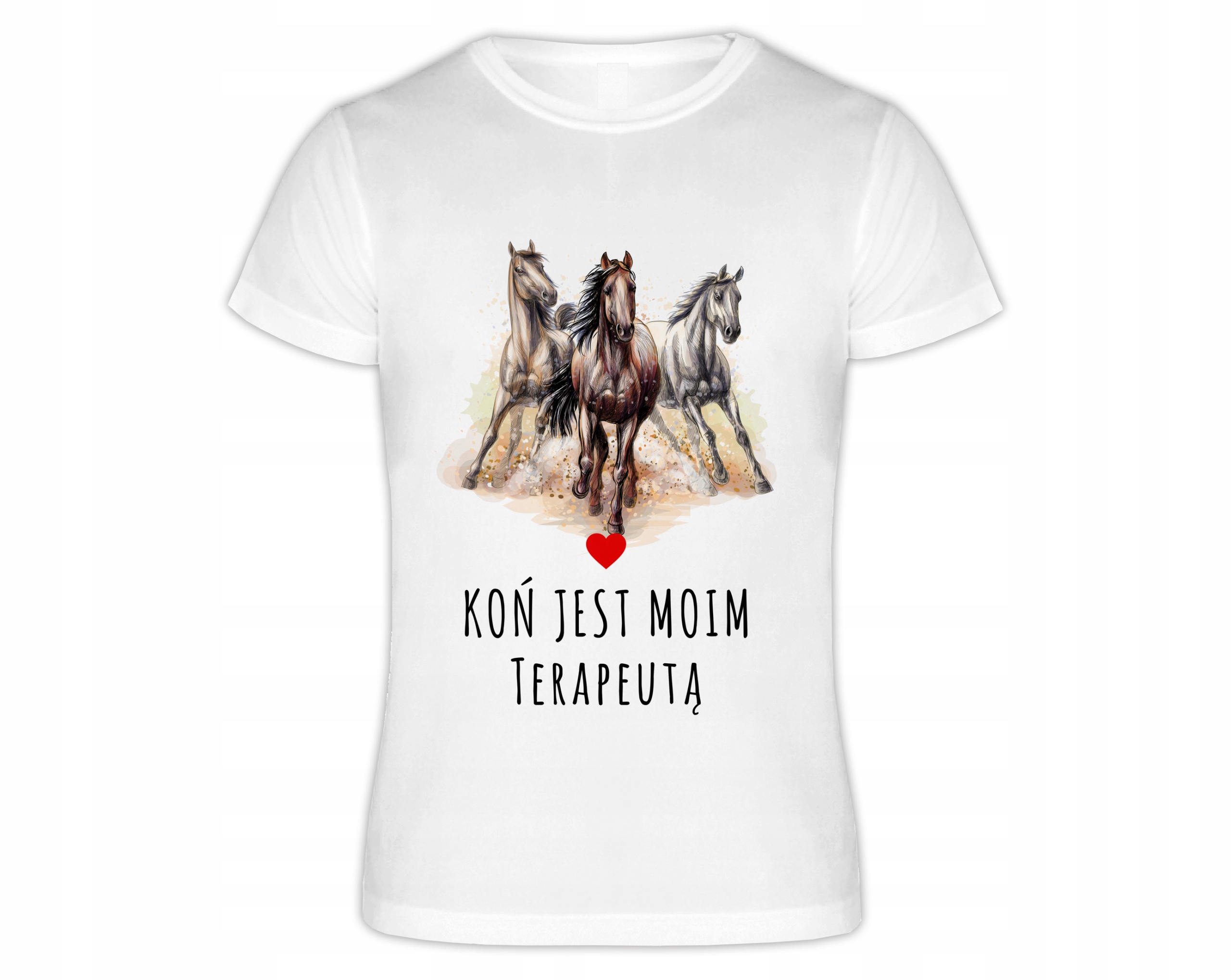 

Koszulka tshirt prezent Koń jazda konna
