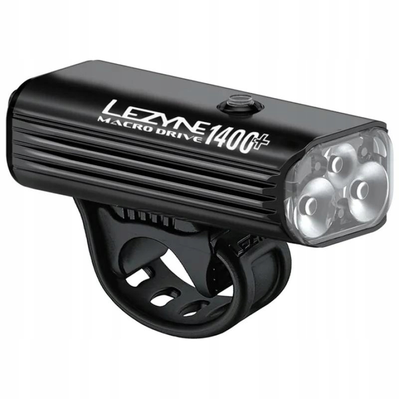 Lezyne Světlo Macro Drive 1400 Plus přední akumulátor 5200 mAh černá