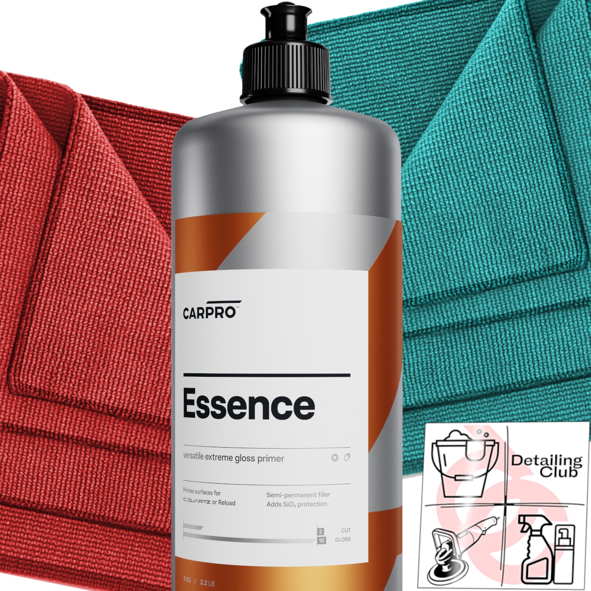 CarPro ESSENCE - Cleaner primer pasta finishowa z powłoką kwarcową 1000ml