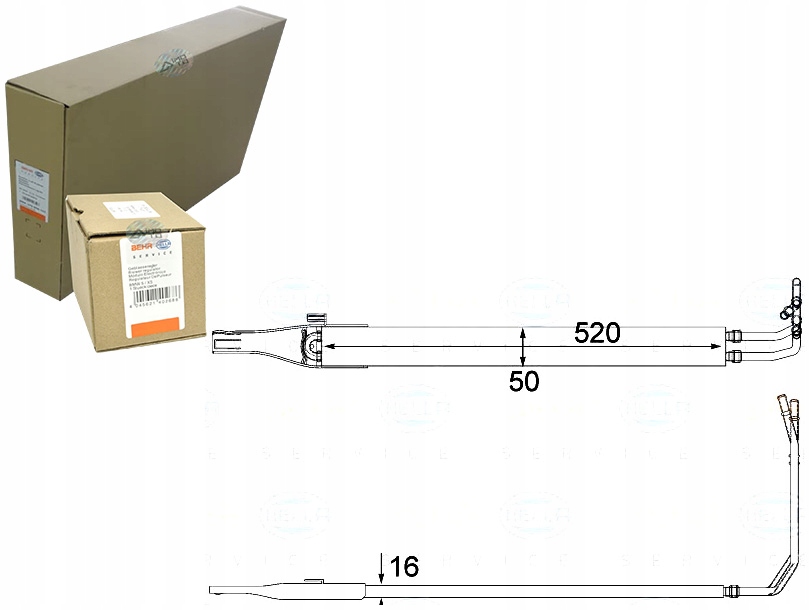 BEHR-HELLA CHŁODNICA OLEJU BEHR HELLA 6394663524 A