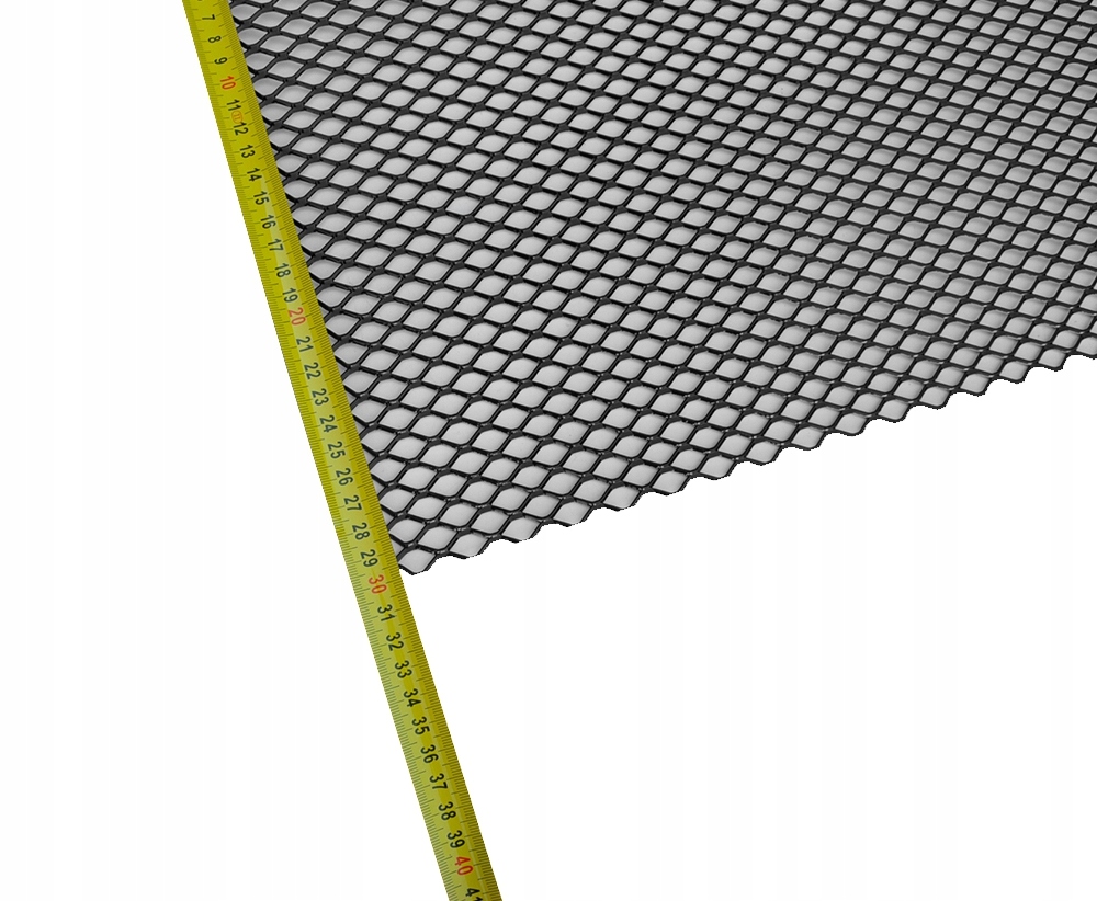 Siatka tuningowa Czarna 16x10mm 100cm x 30cm Producent inny