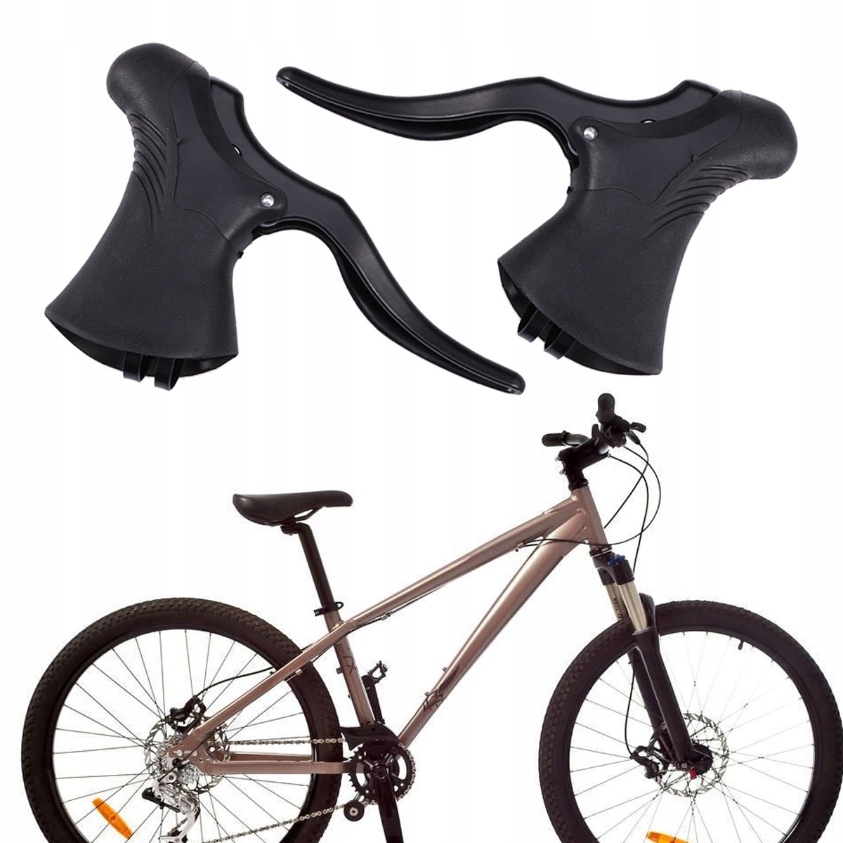 HAMULEC ROWEROWY CZARNY 22 2MM 23 8MM I BEZPIECZNY Marka bez marki