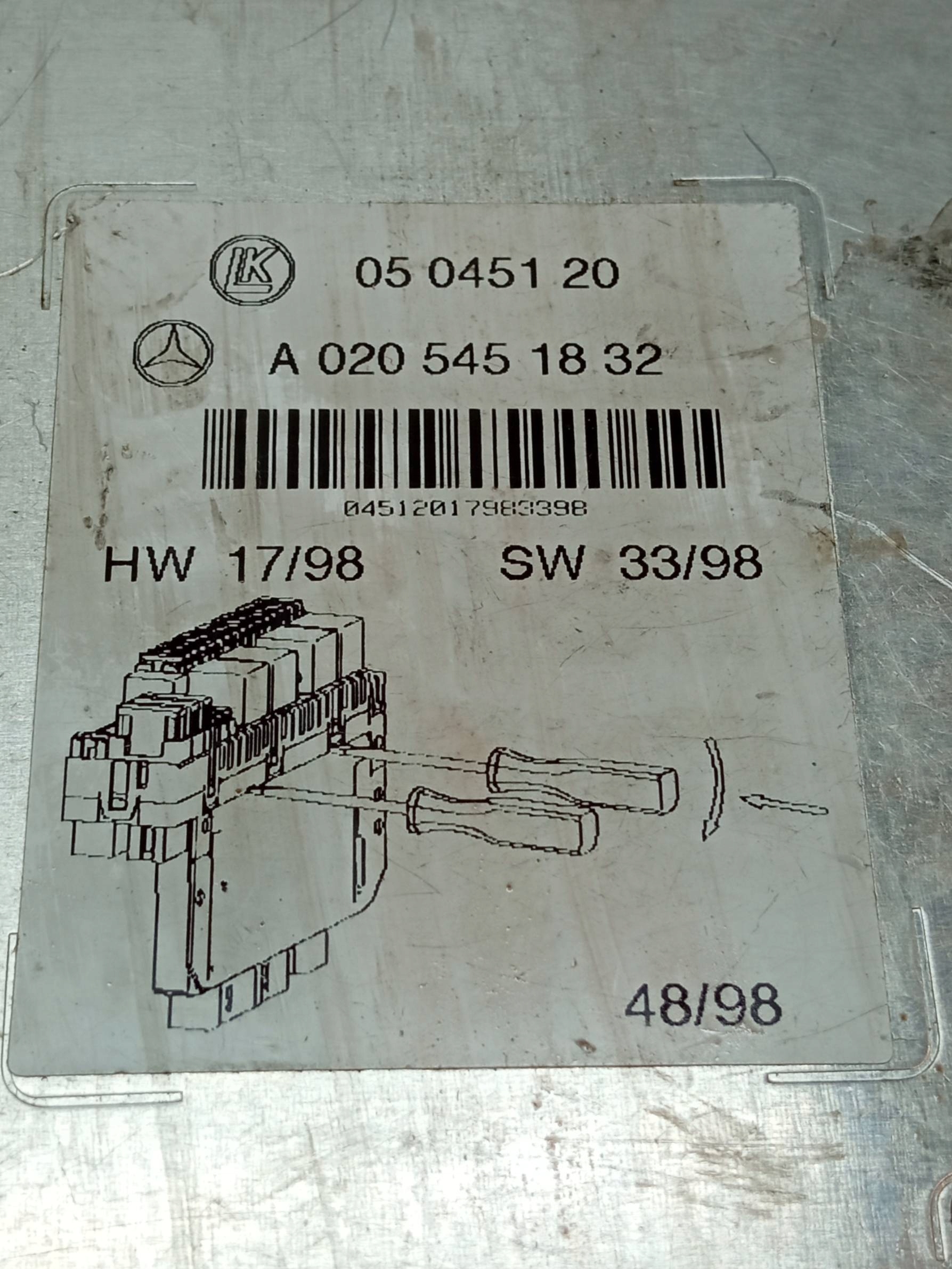 module SAM A0205451832 Mercedes-Benz S-klasa IV (1998-2005) W220