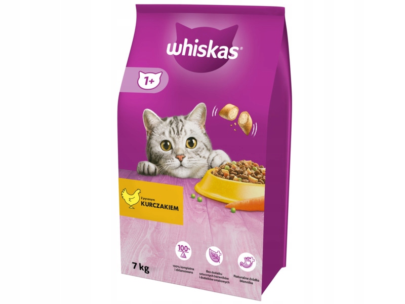 Karma dla kota Whiskas Adult Kurczak 7 kg