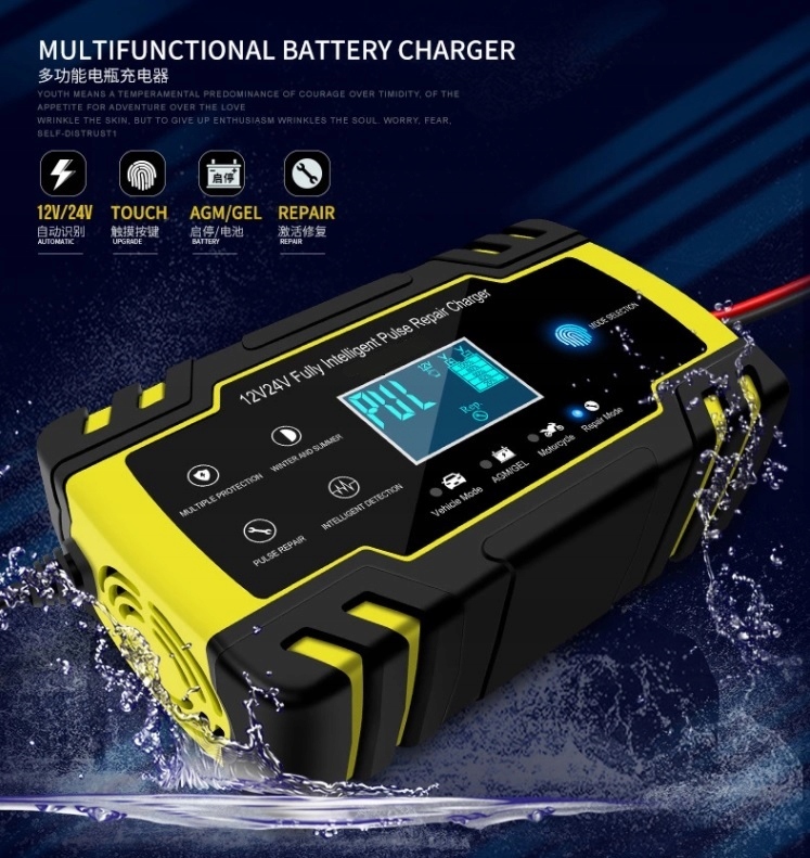 Ladowarka do akumulatorow 6 150 AH z LCD