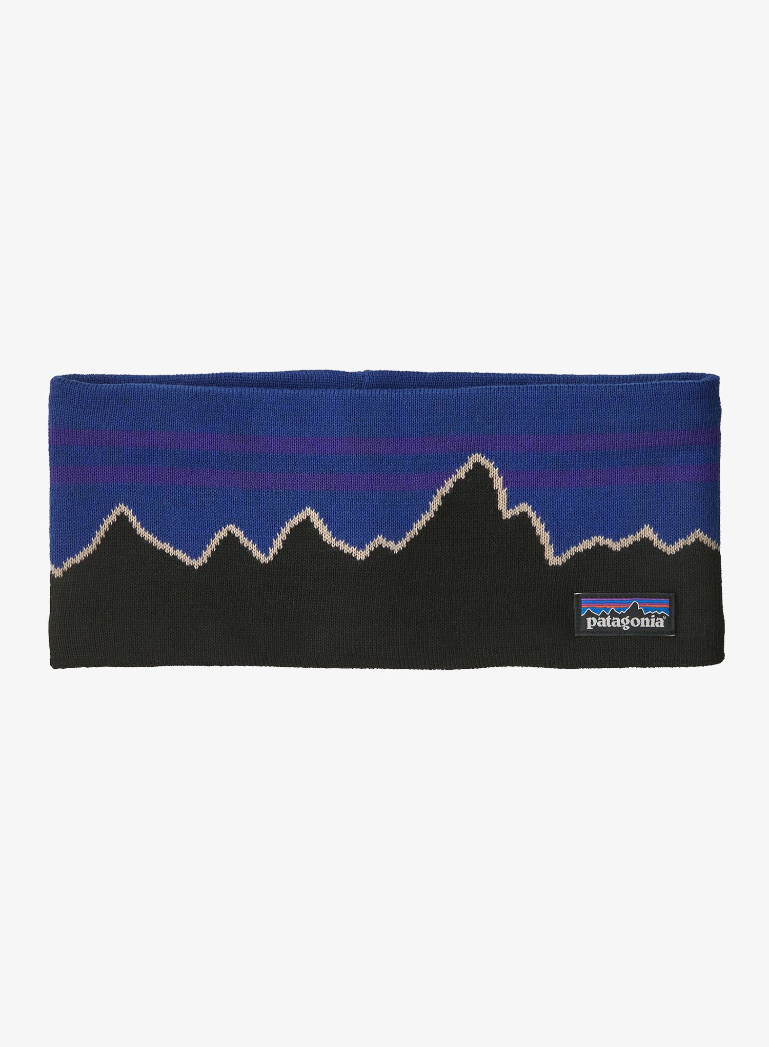 Čelenka Patagonia Powder Town Headband klasická fitz roy/p6 modrá