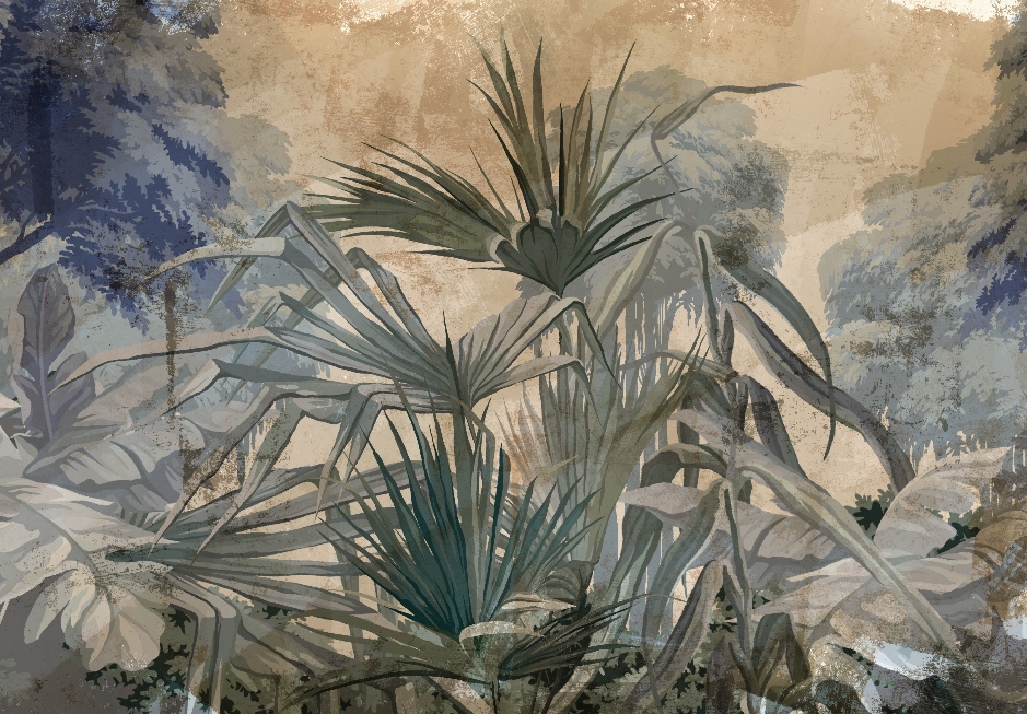 Fototapeta Modrý strom 400 x 280 cm struktura 350 g