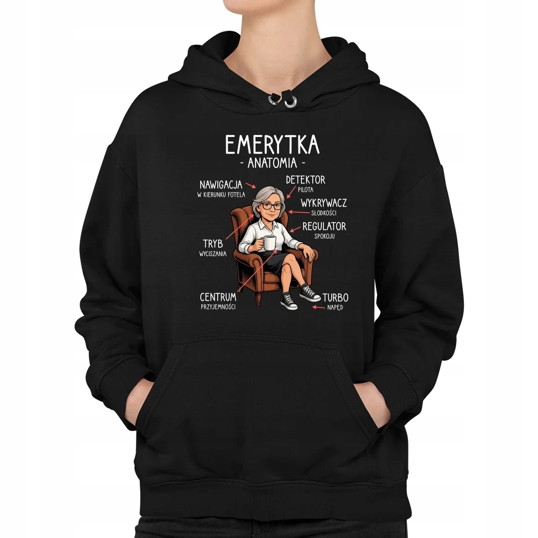 Anatomie důchodce Dárek Mikina Mikina Pro Důchodce