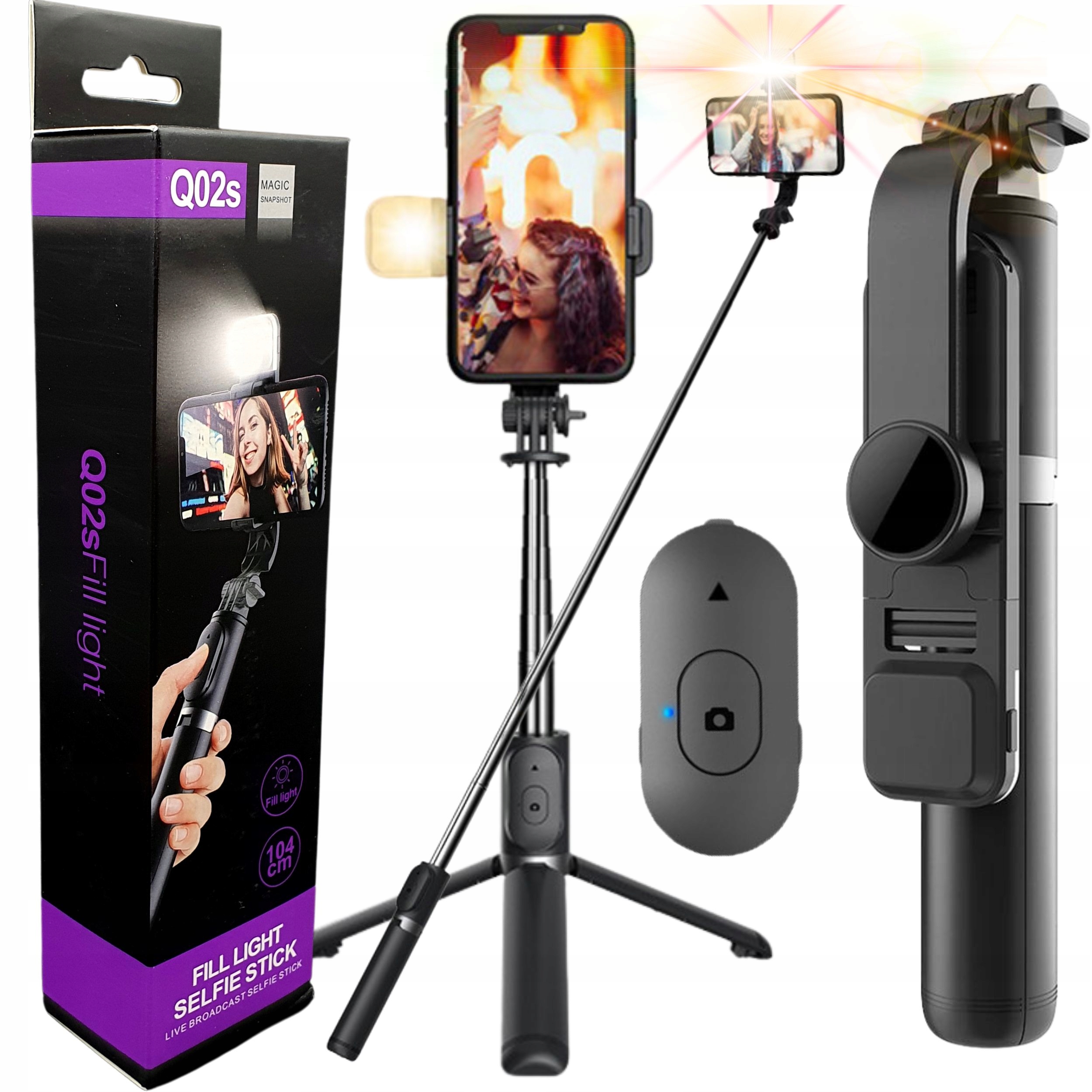 

Kijek Do Selfie Stick Tripod Statyw Pilot Bluetoot