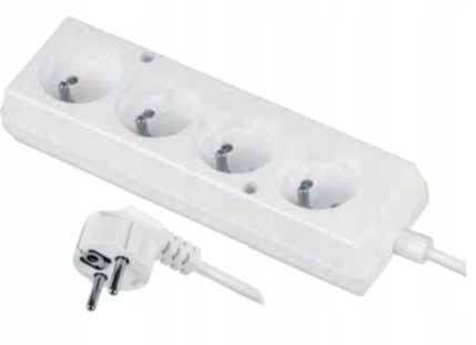 PRZEDŁUŻACZ 4X Z UZIEMIENIEM PS-470 1,5M