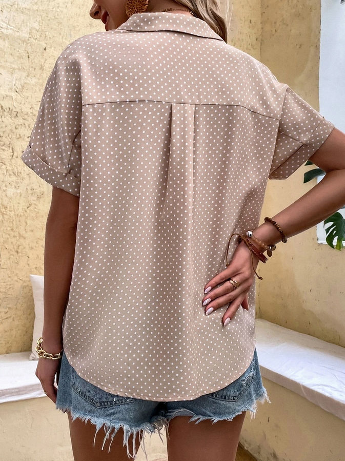 MODNA KOSZULA DAMSKA NADRUK BLUZKA KOLORY XS Model KM1