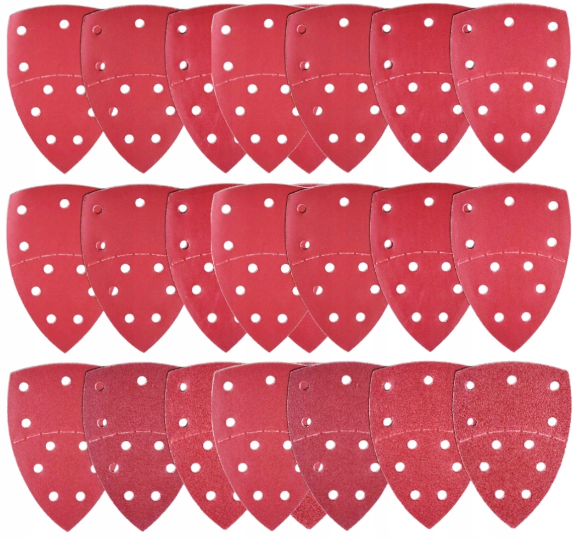 Papier Ścierny 150x100 Trójkątny Polerowania Drewna Metalu Plastiku Gipsu