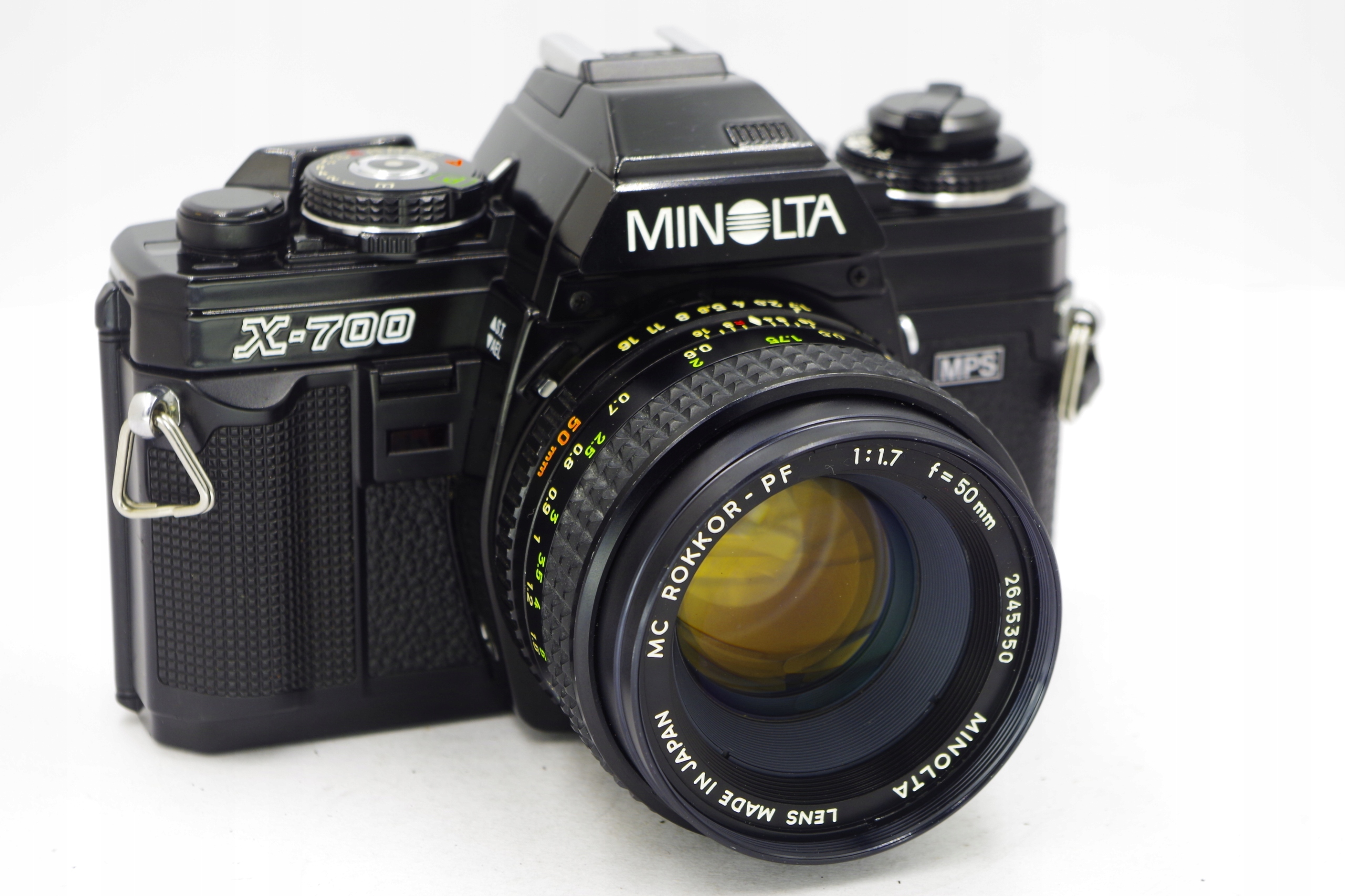 MINOLTA X-700 MPS + MINOLTA MC ROKKOR 50mm 1:1.7 Świetnyn Stan