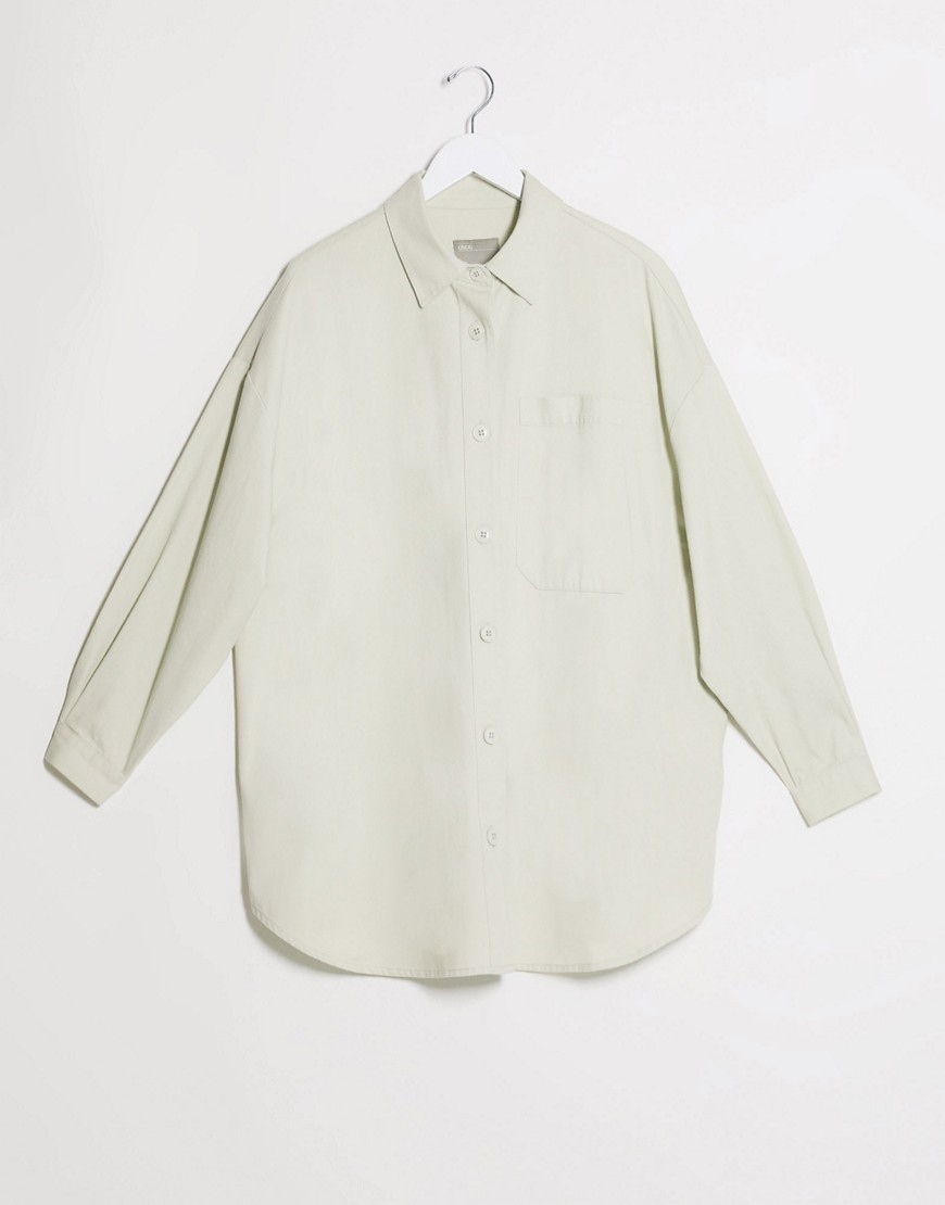 TALL KOSZULA JEANSOWA DAMSKA ZIELONA 34 1DPK