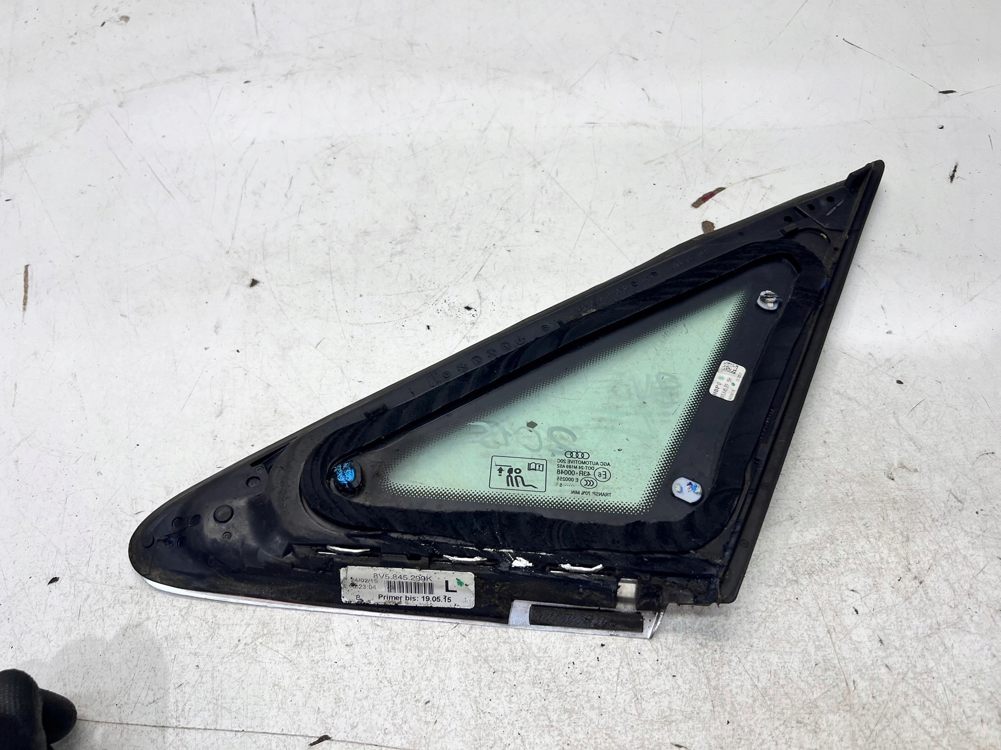 window bodywork left rear part AUDI A3 8V sedan 2015R 8V5845299K