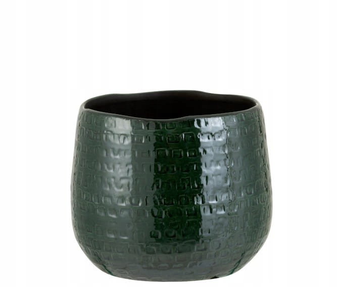 

Doniczka osłonka ceramiczna butelkowa zieleń 21cm