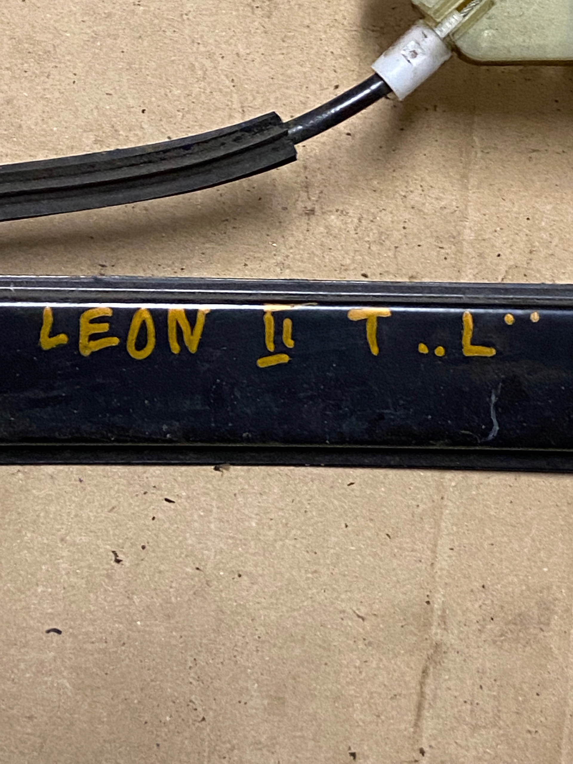 mechanism lifting windows left rear part SEAT LEON II