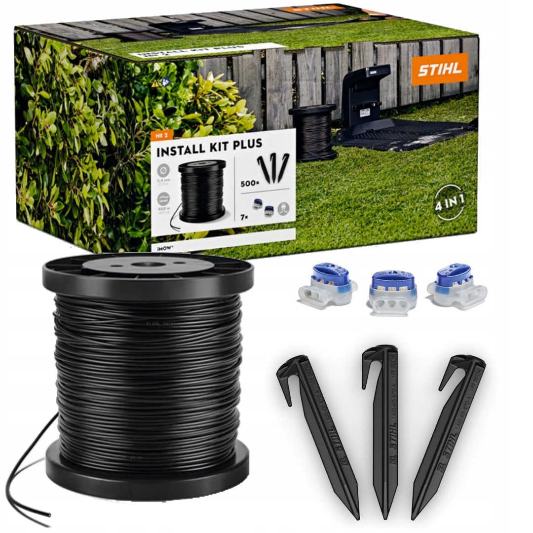 Inštalačná Súprava Stihl iMOW 2 Plus Kábel 400 m Špendlíky Spojky