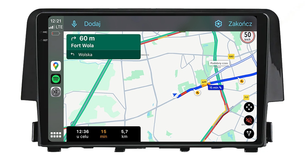 Honda CIVIC 2015-2020 Rádio Navigace Android TS20 12GB/256GB 2K Qled