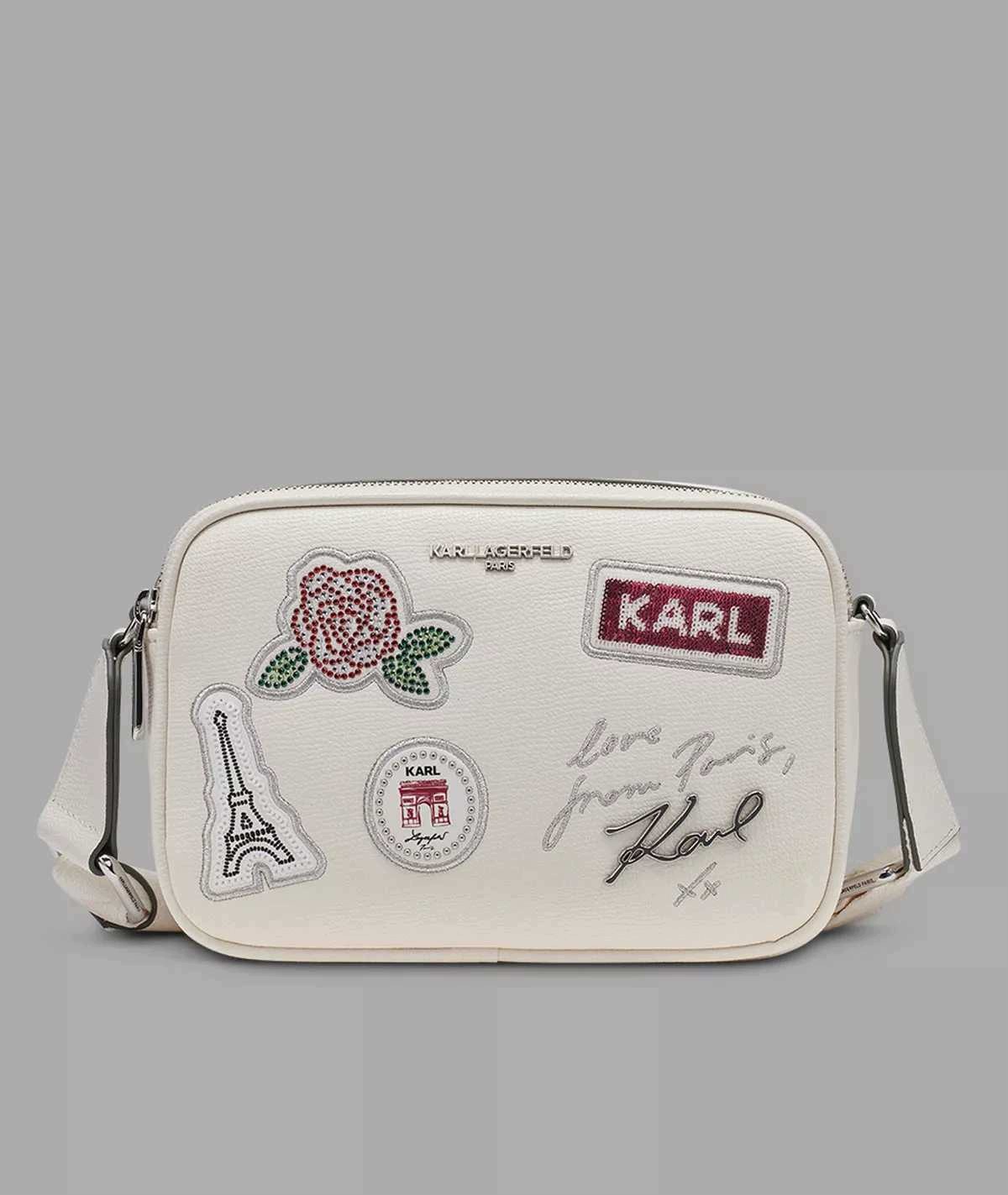 Karl Lagerfeld dámská kabelka, crossbody Maybelle L6DET9BJ bílá