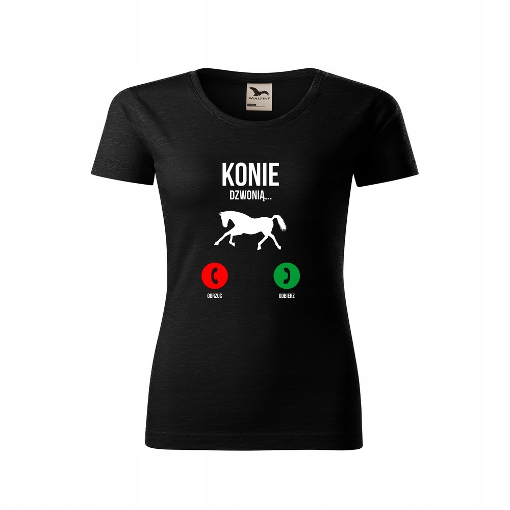 

Koszulka Bawełniana Konie dzwonią Damska S