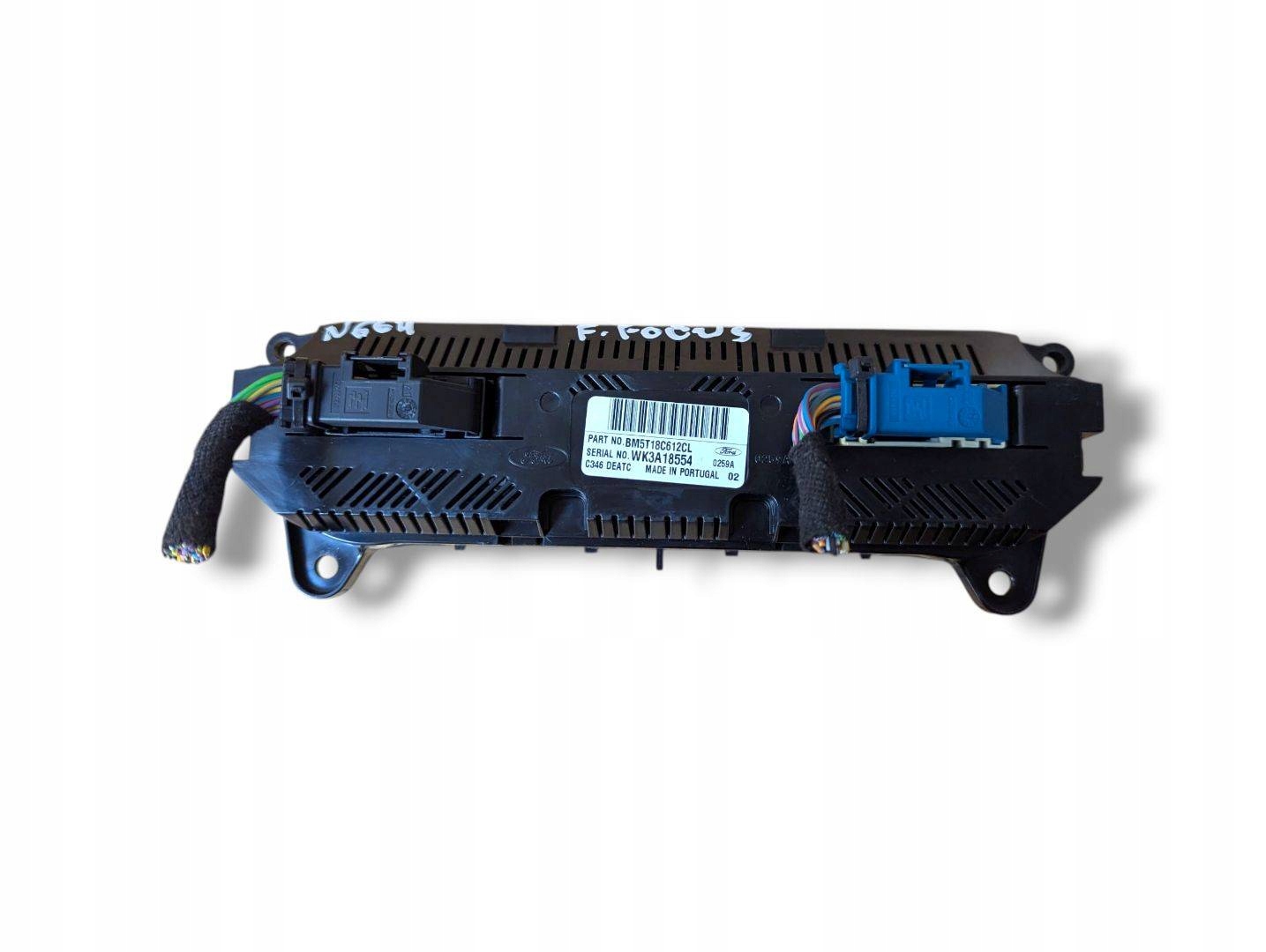 control panel of the air conditioning Ford Focus 3 2013 BM5T18C612CL