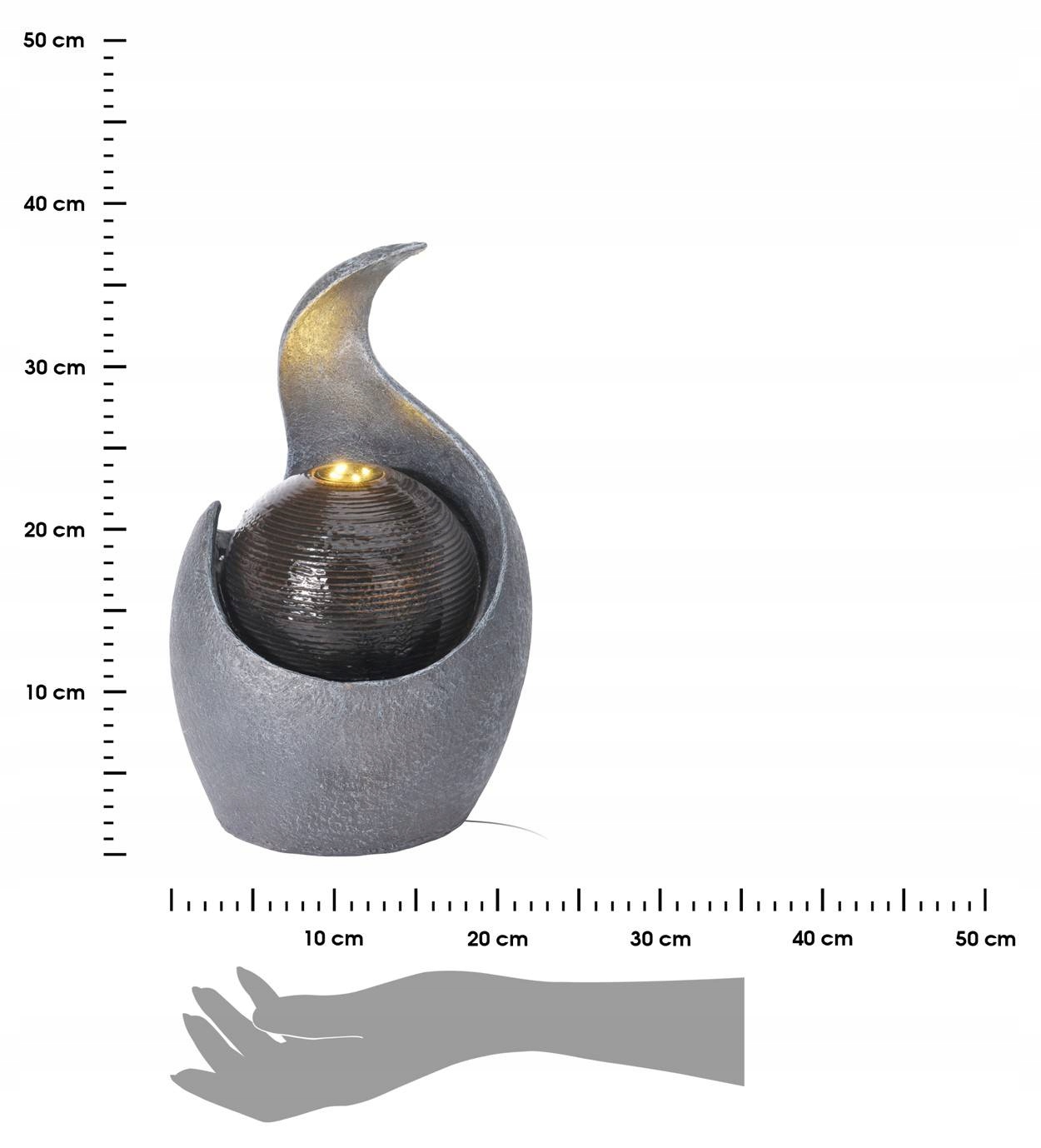 FONTANNA Led do Ogrodu na taras Balkon Kula IP20 Dekoracyjna Nowoczesna Typ fontanna (pompa)