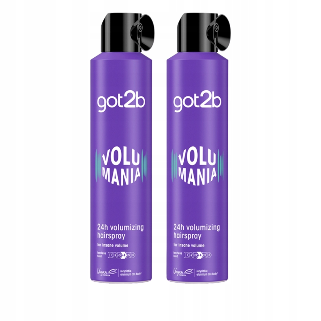 Got2b lakier do włosów dodający objętości 300ml x2