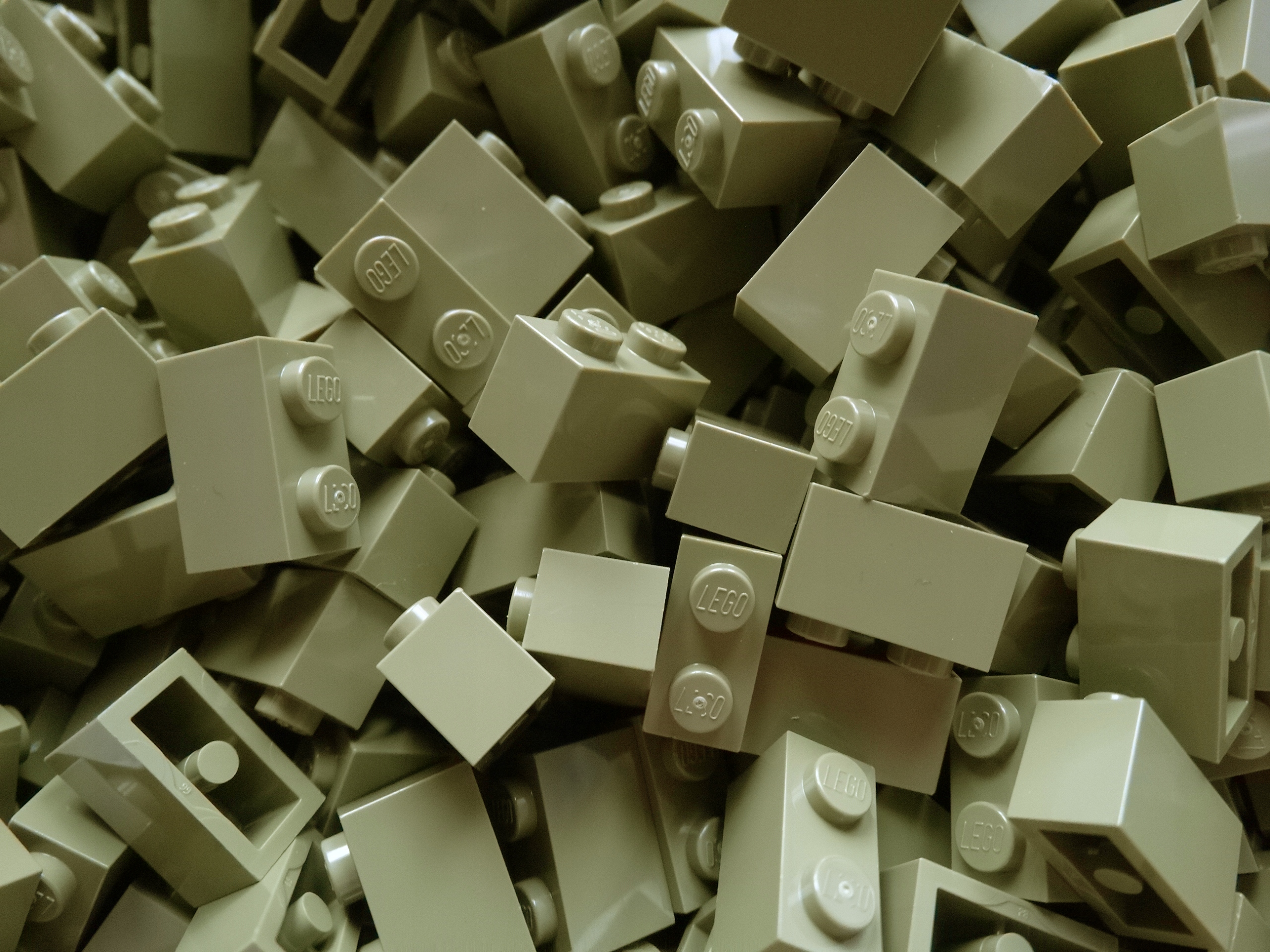 

Lego 3004 brick cegła 1x2 Olive Green 20 szt Nowe