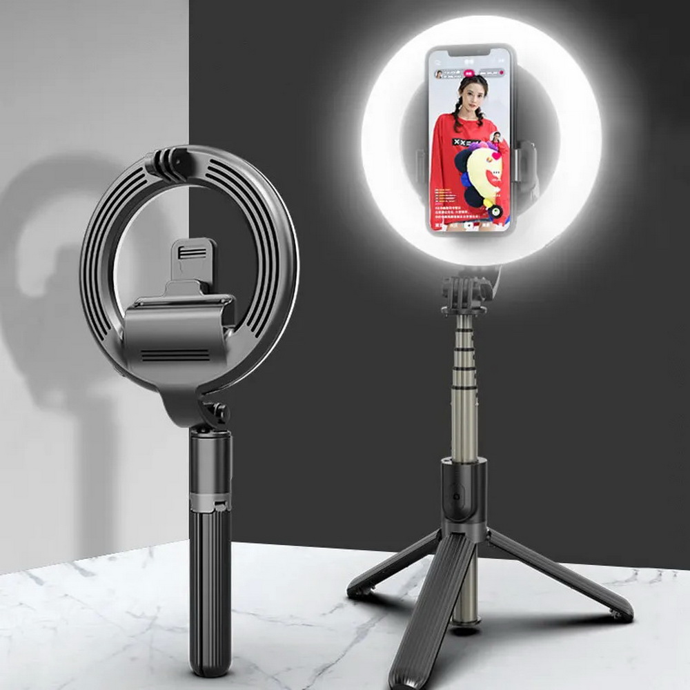 LAMPA DO TELEFONU RING UCHWYT STATYW PIERŚCIENIOWA LED SELFIE PILOT Długość minimalna 20 cm