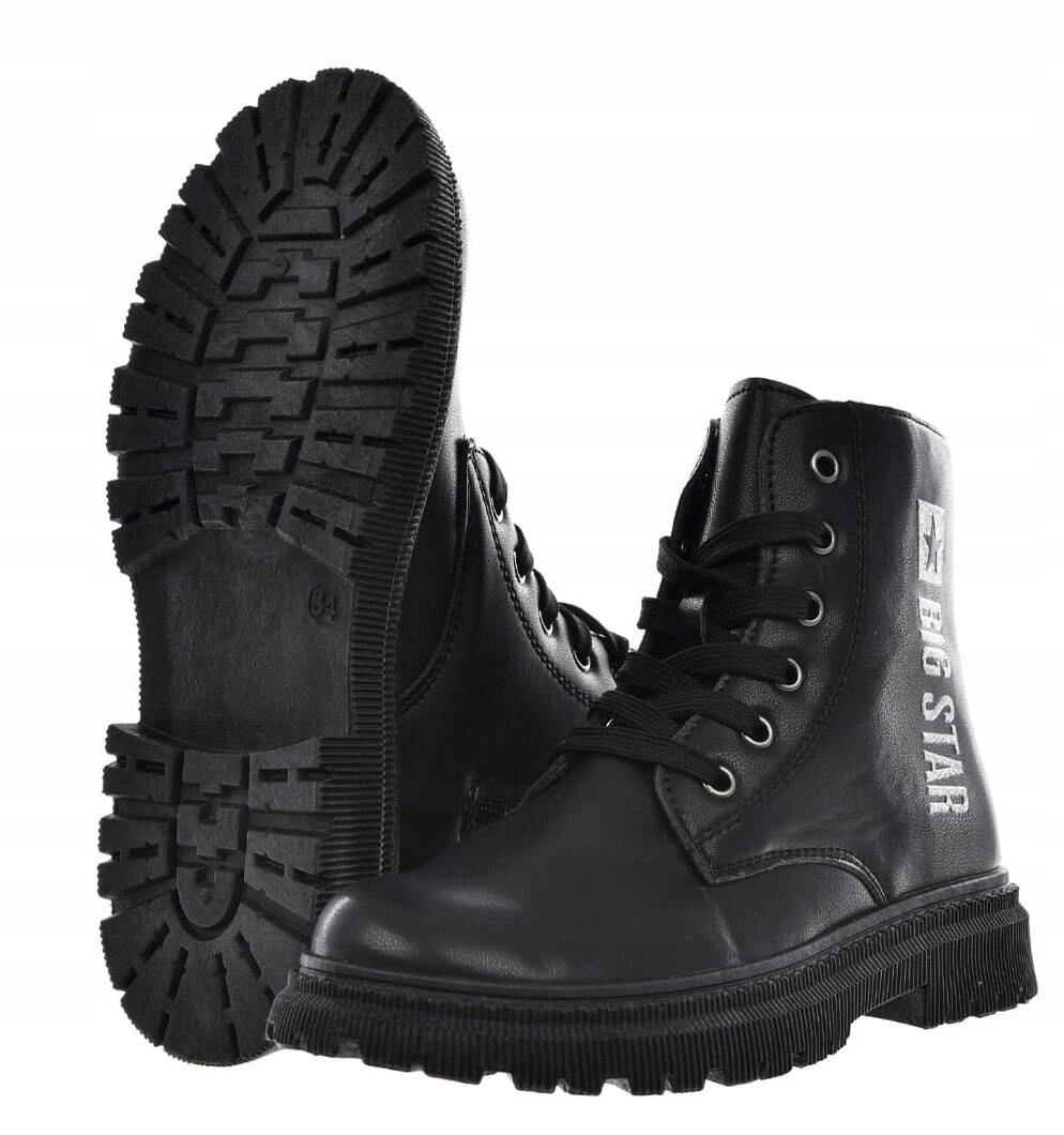 Botki dziewczęce Big Star MM374152 czarne 32
