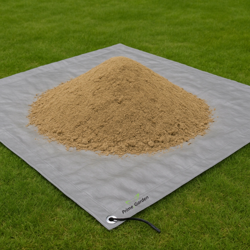 Plandeka srebrna Mega Gruba 130 g/m2 - 3x5 m — 12