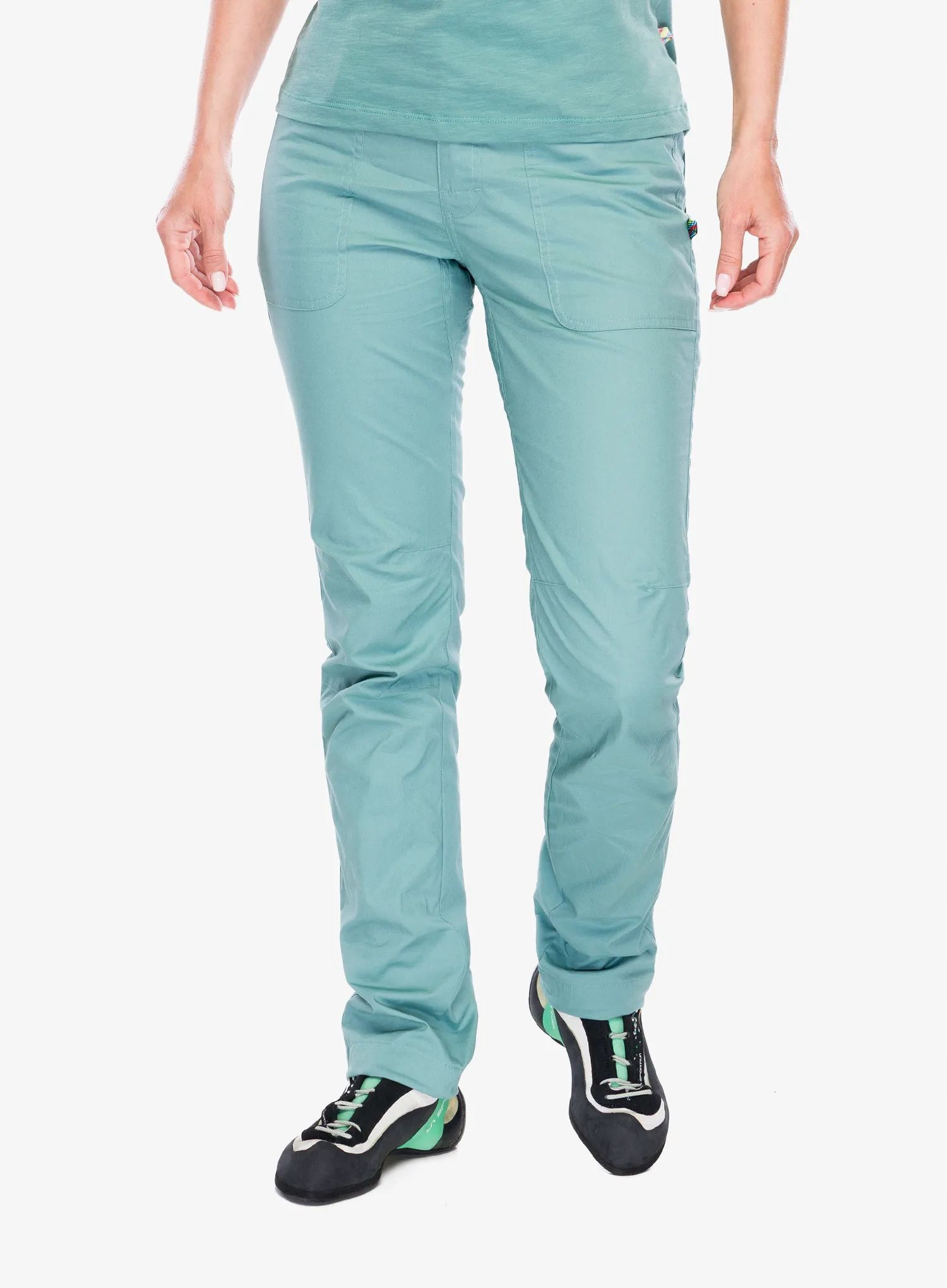 Dámské lezecké kalhoty Edelrid Nona Pants mineral blue Xs