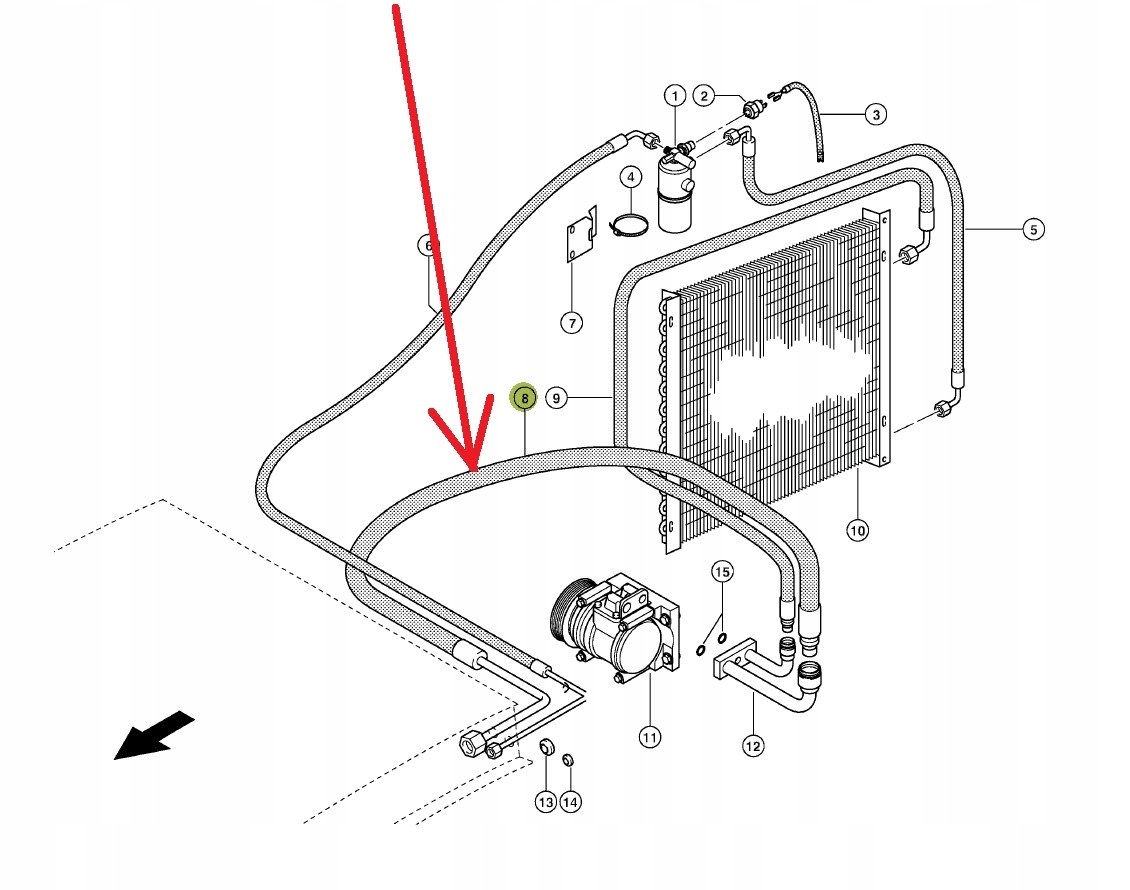 546610.0 провод системы кондиционирования воздуха