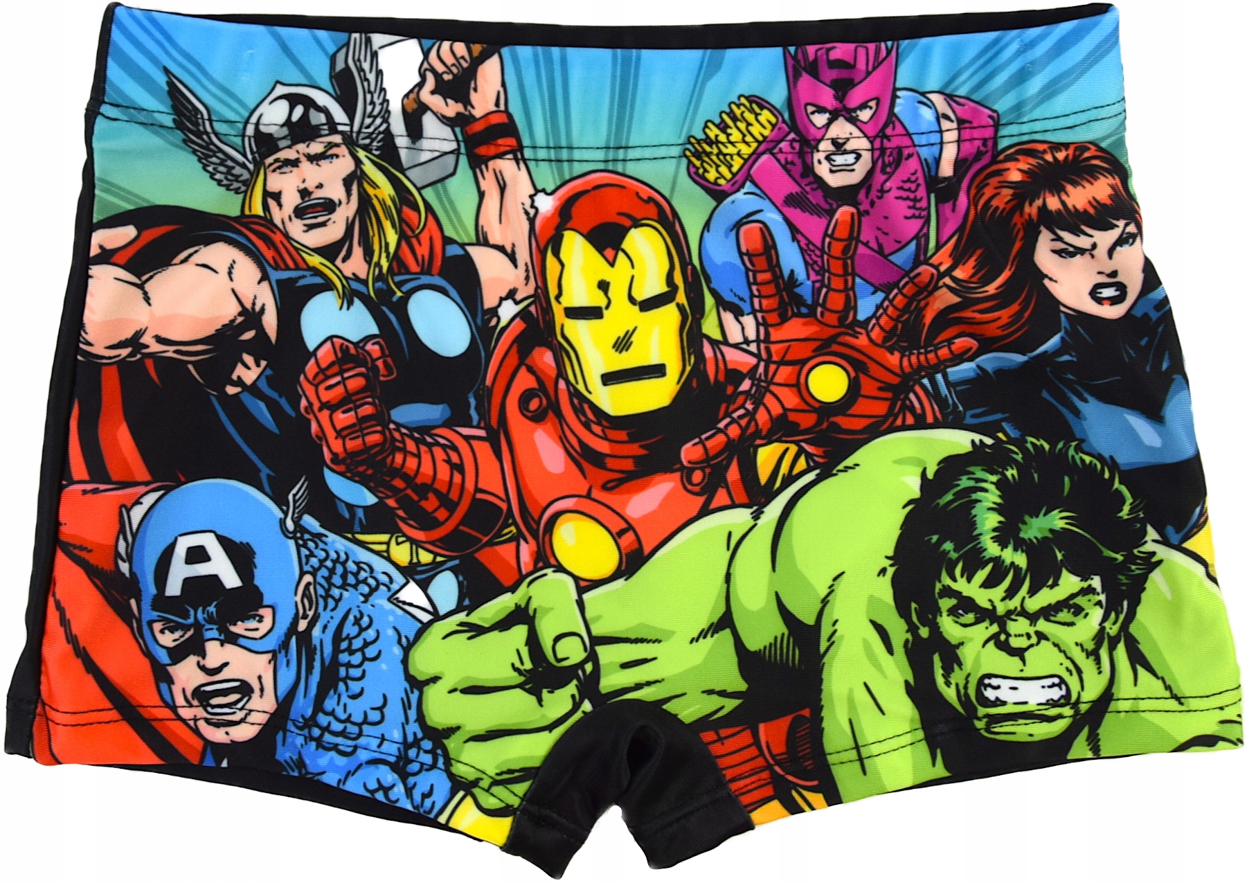 KĄPIELÓWKI BOKSERKI CHŁOPIĘCE AVENGERS MARVEL HULK 116/122