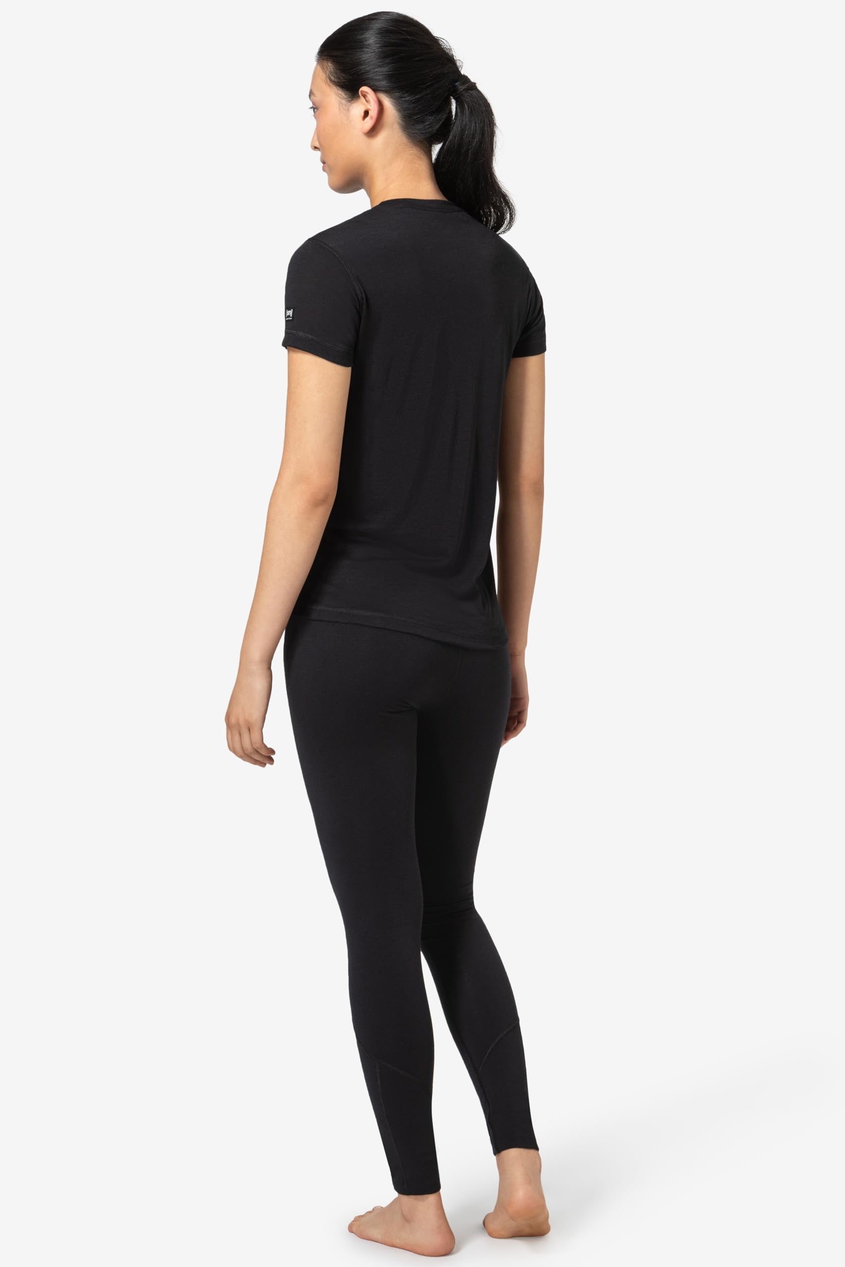 Spodnie termoaktywne damskie Super.natural Arctic 230 Tight czarne merino
