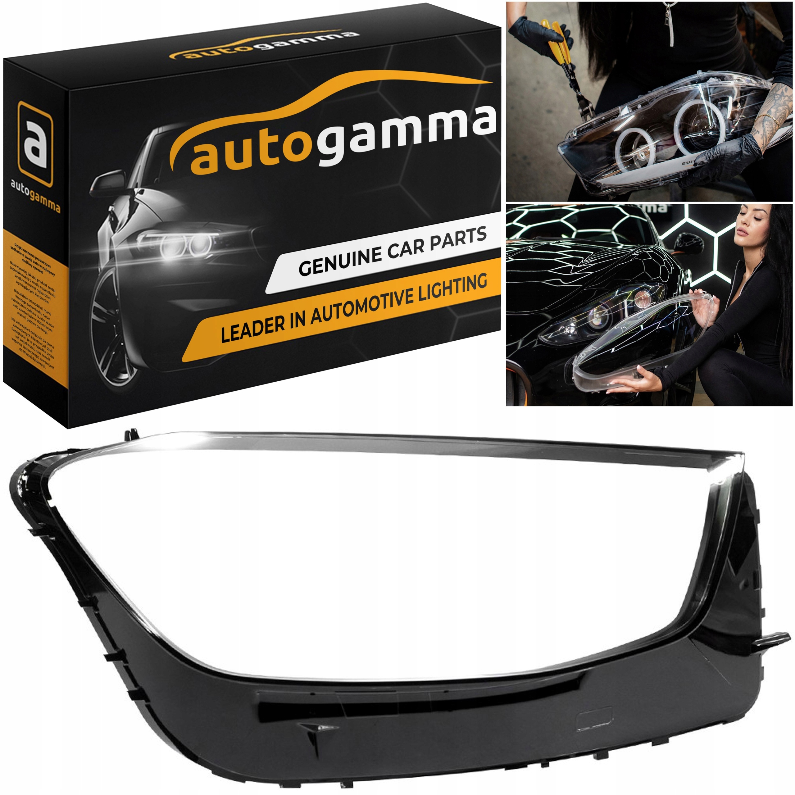 sklo světlometu Mercedes Glc X253 C253 Lift (19-22) Pravé