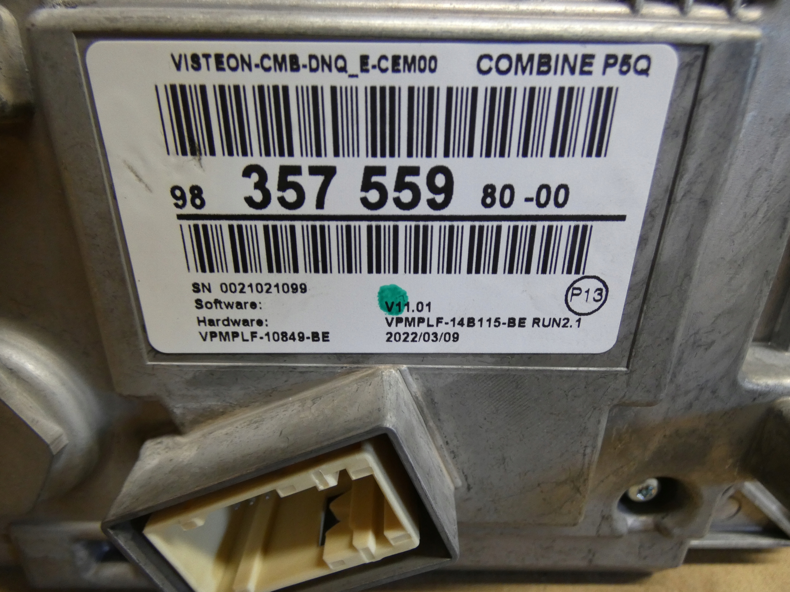 PEUGEOT 308 T10 dials ZAGAR dials 983575598000