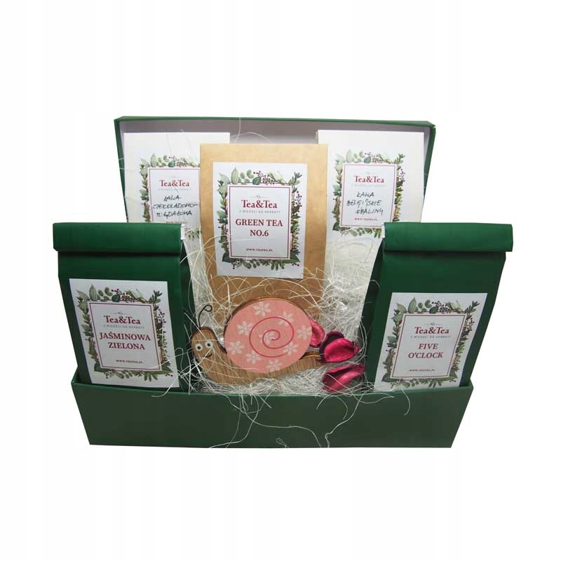 Levně Krabička s čajem a kávou